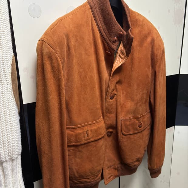 [105] 이탈리아 빈티지 리얼레더 A-1 자켓