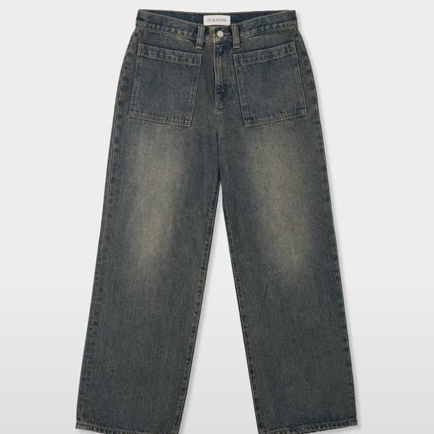 [M] 플랙 아웃포켓 빈티지 데님 진 팝니다