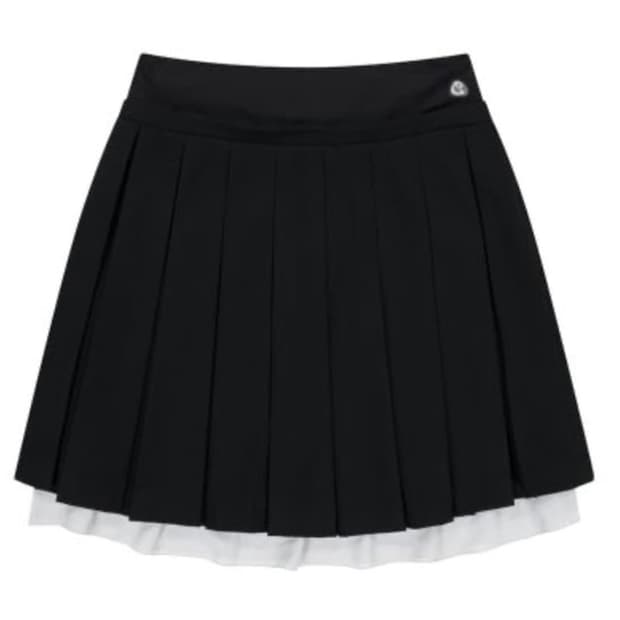 코이세이오 더블웨이스트 플리츠 스커트 사이즈1