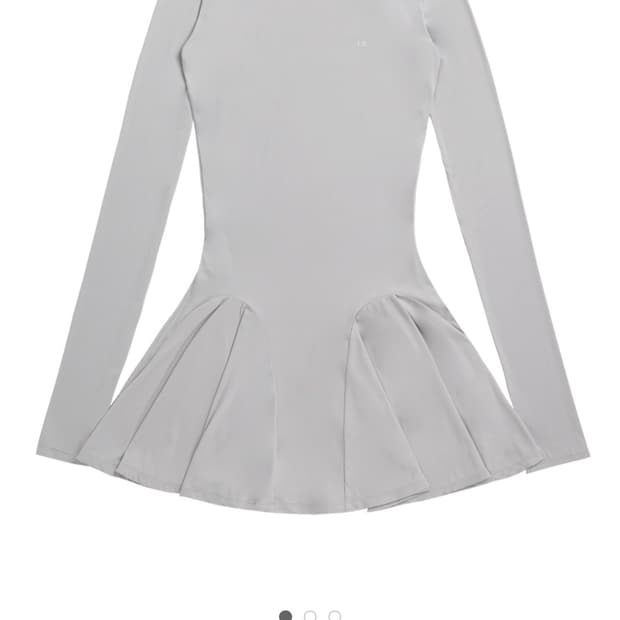 오호스 원피스 ojos  i:e Fluid Longsleeve Dress