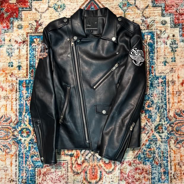 [M] 라드 뮤지션 견장 레더 자켓(샘플판)