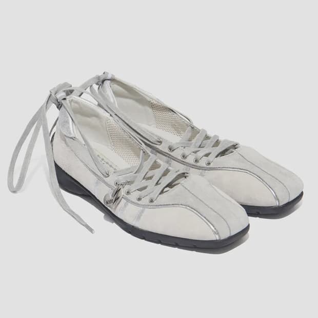 새상품)) 락피쉬웨더웨어 키스오브라이프 레이스업 스니커즈 실버 250