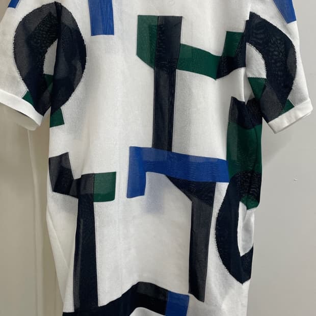 Jil sander pattern short sleeve T-shirt