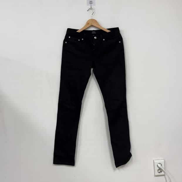 A.P.C 블랙데님팬츠29