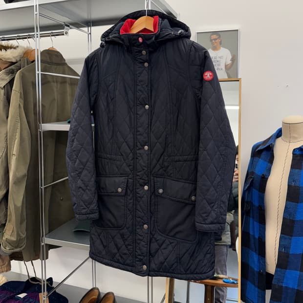 바버 우먼스 사우스 쉴즈 퀼팅 자켓 (S)  