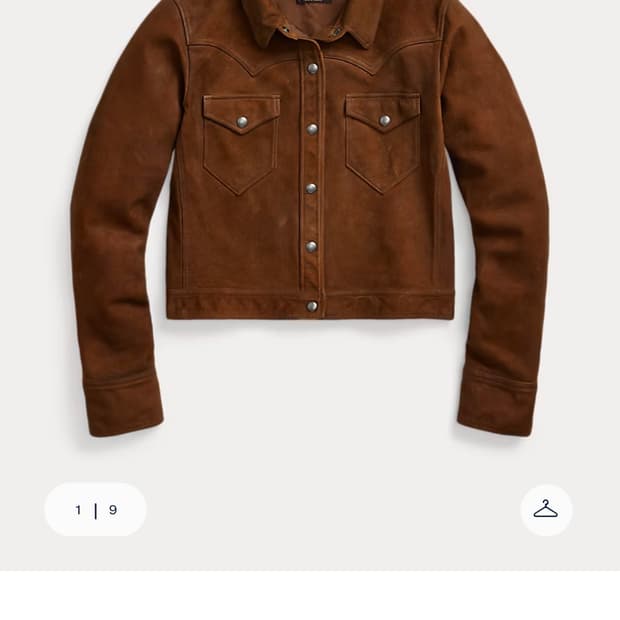 더블알엘 RRL 우먼즈 스타일스 스웨이드 자켓 3사이즈