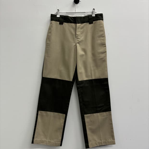디키즈(Dickies) 컬러 블록 스트레이트 워크 팬츠