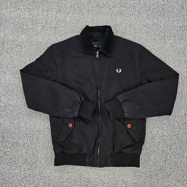 [XS] 프레드페리 왁스 카반 블루종 헤링턴 자켓 1103JM1