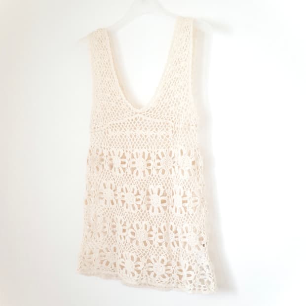 빈티지 크로셰 베스트