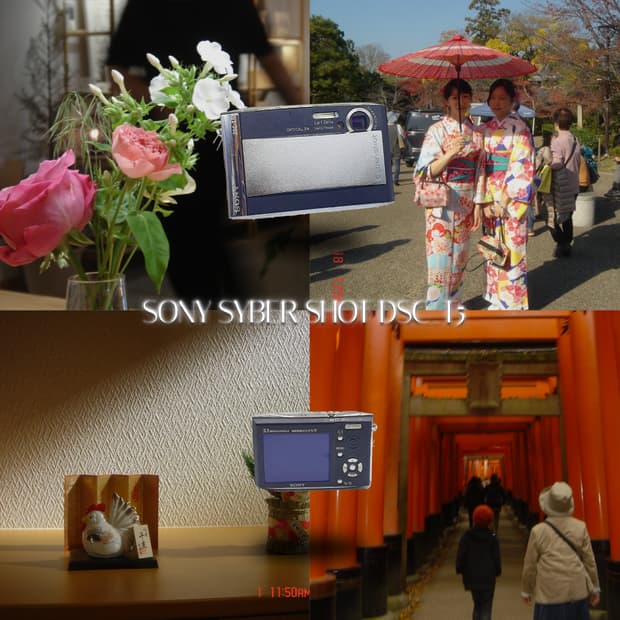 작례⭕️ 소니 사이버 DSC-T5 빈티지 디카 디지털카메라