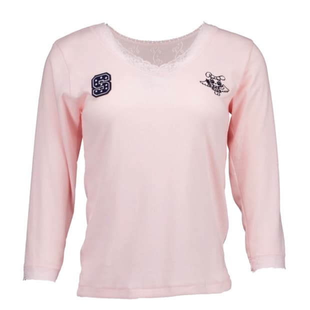 샬롬클럽 I DON'T KNOW LACE TOP (PINK)
