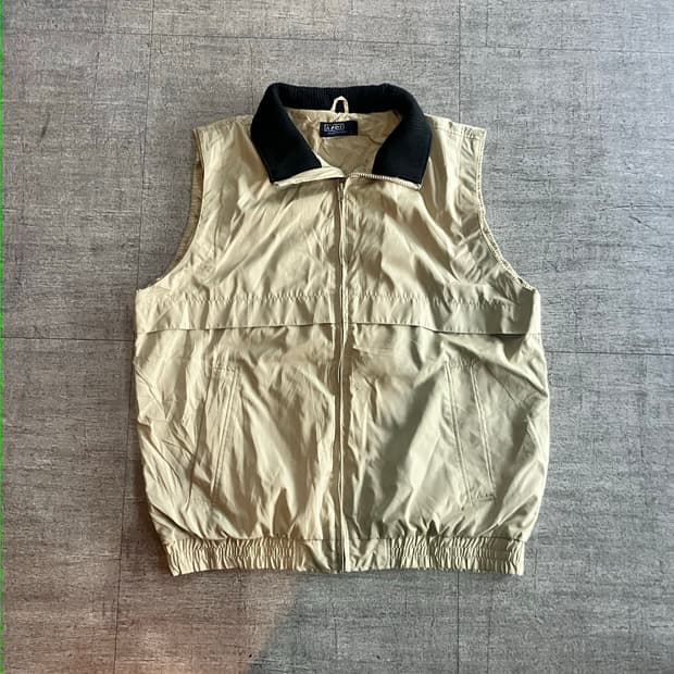 일본빈티지 Apoy 올드스쿨아메카지 골덴카라 베스트자켓 조끼
