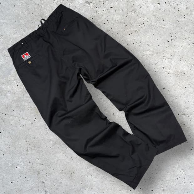 [XL] 벤 데이비스 블랙 바지 워크 팬츠 B871