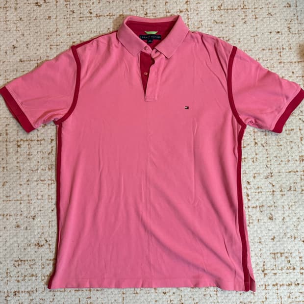 타미힐피거 핑크 카라티 L