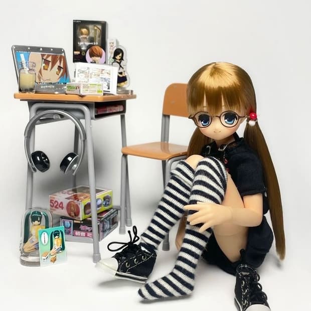 Vintage 키치 프린팅 반팔티셔츠