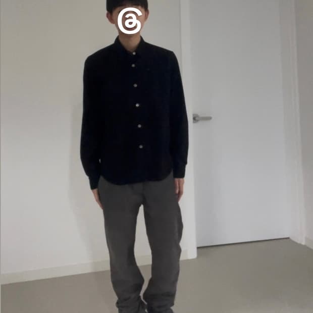 꼼데가르송 옴므 2005aw 울 셔츠