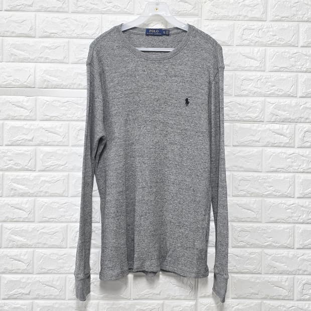 폴로 랄프로렌 와플 롱슬리브 XL 그레이