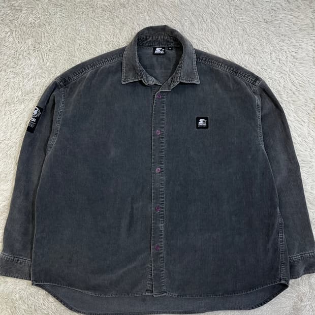 스타터 코듀로이 오버핏 셔츠/#2615