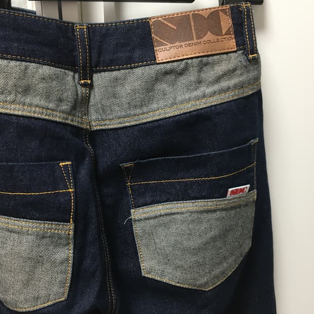 스컬프터 Sculptor 스티치 데님 팬츠