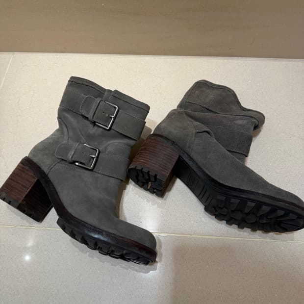 샘 에델만 스웨이드 앵클 부츠 240 롱부츠 구두 여성신발 미들부츠