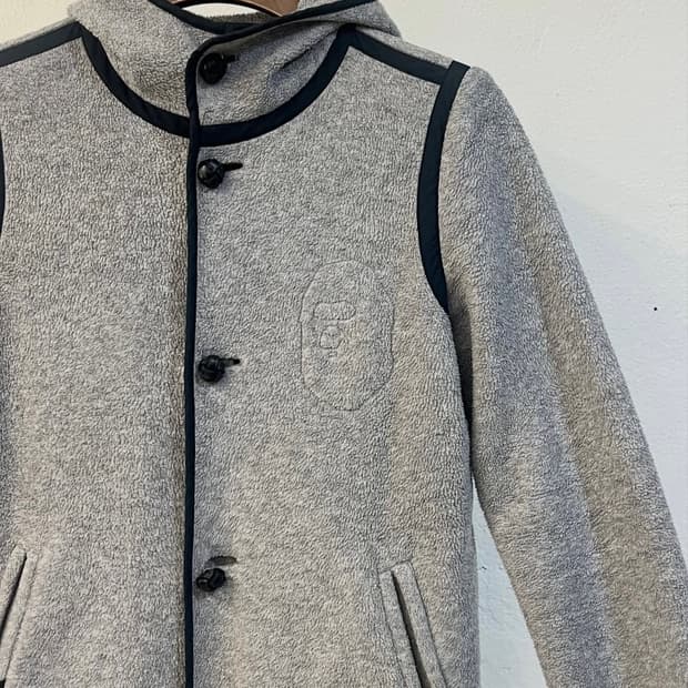 베이프 플리스 코트 야상