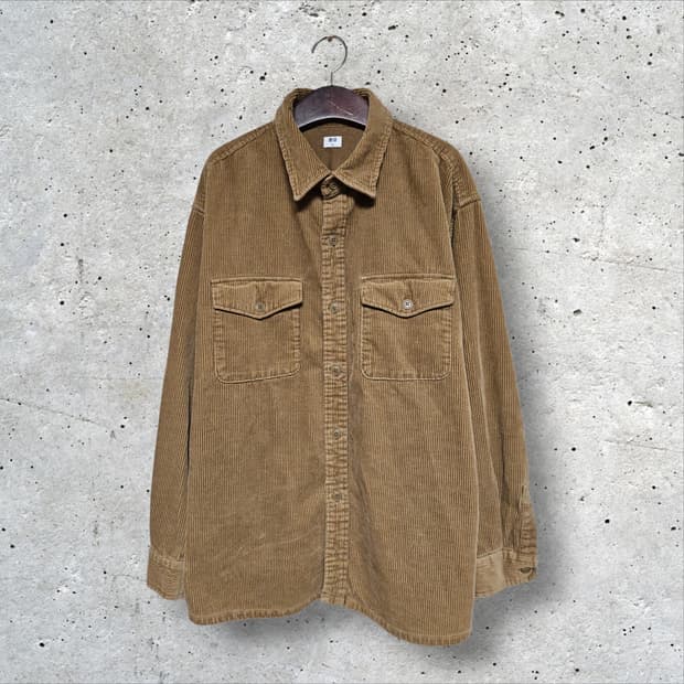 유니클로 코듀로이 셔츠 (105/XL)