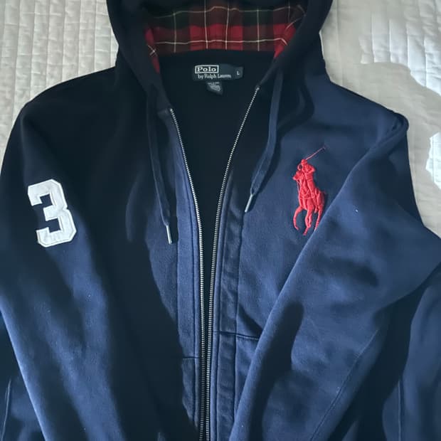 폴로 빅포니 후드집업