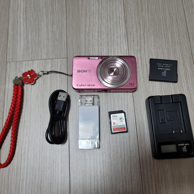 소니 사이버샷 dsc-w630 핑크 디카