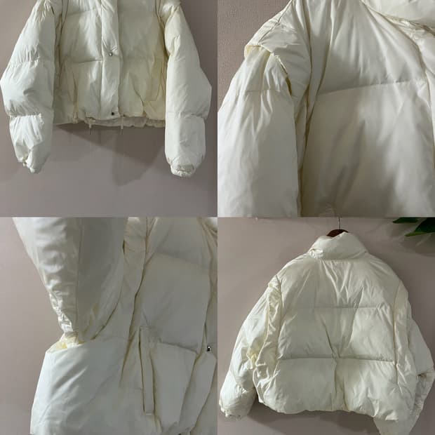 크림투웨이패딩