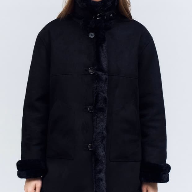 도프셉 클래식 무스탕 black