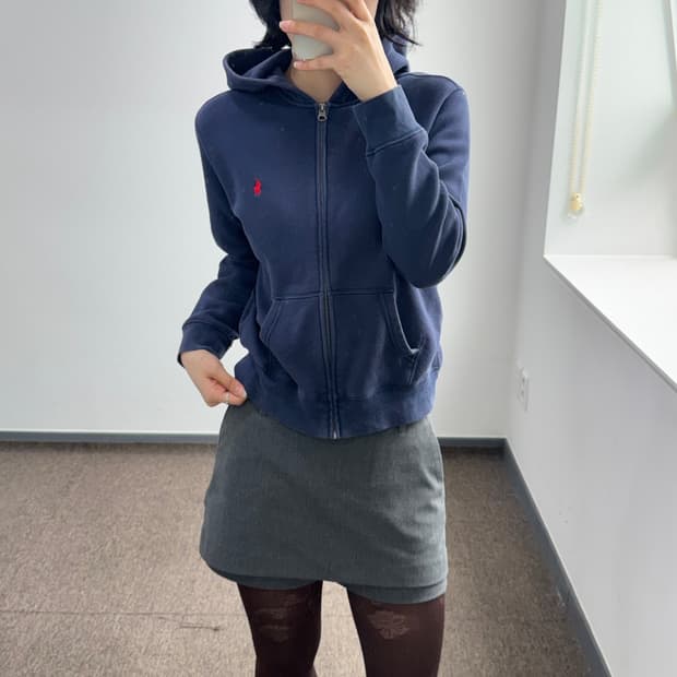 Polo 폴로 레드포니 네이비 후드집업  
