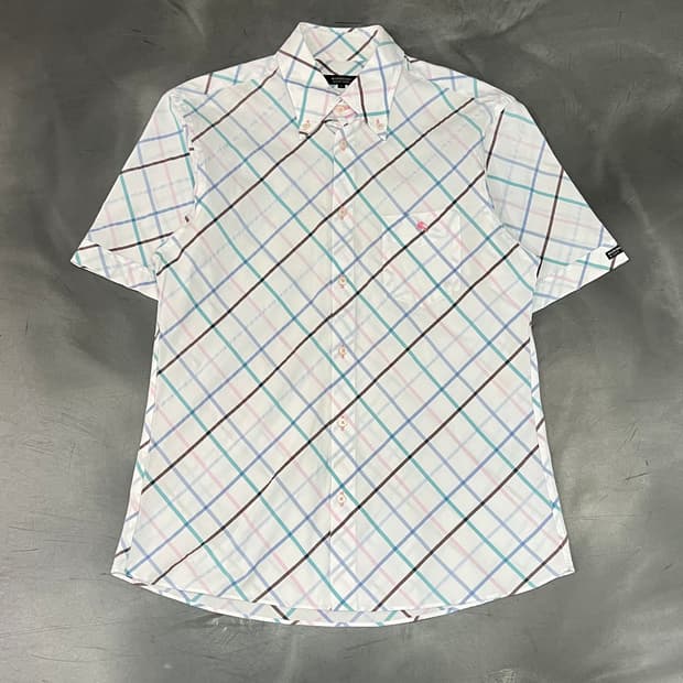  버버리 블랙라벨 체크 셔츠 y16048