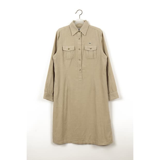 LACOSTE 코듀로이원피스(M)  셔츠원피스