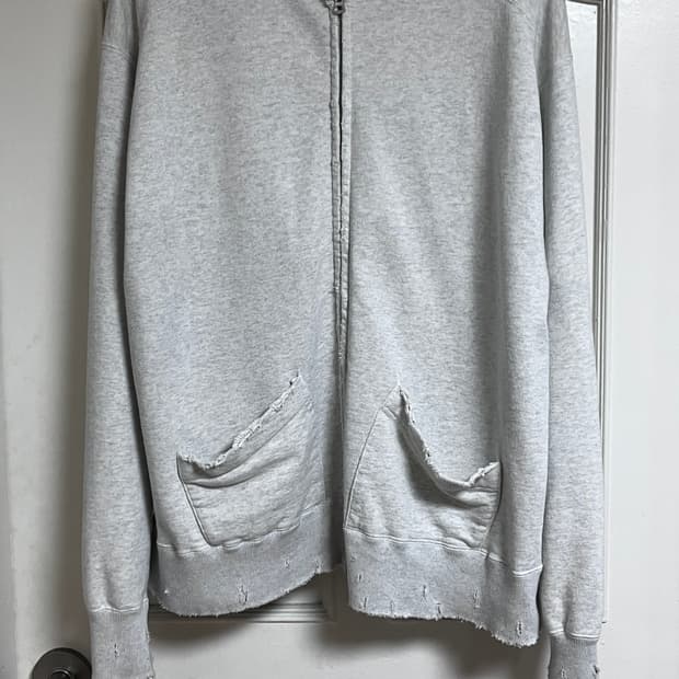 안셀름 크래시 집 후드 헤더 화이트 1사이즈 