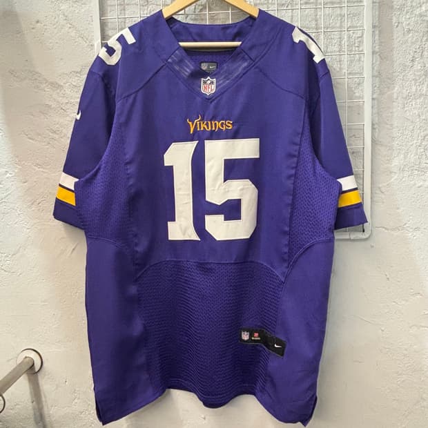 나이키 X NFL 미네소타 바이킹스 퍼플 유니폼 져지 L