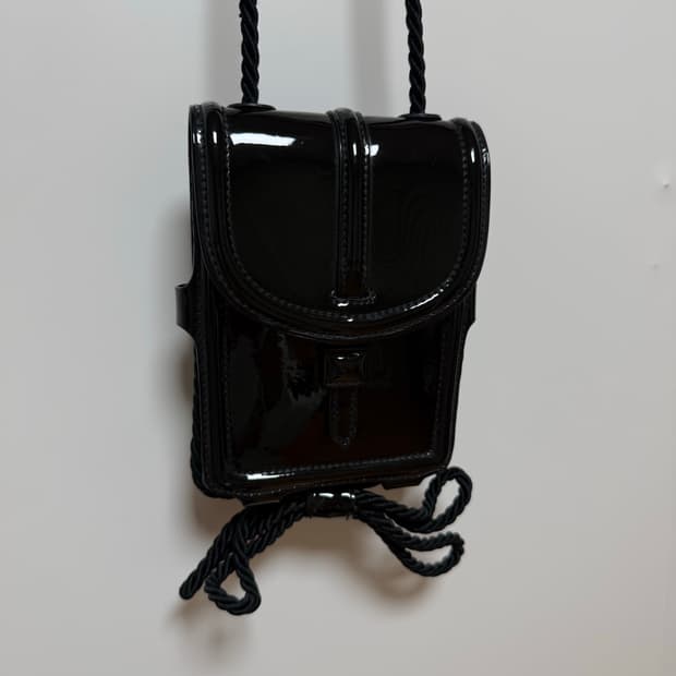 드리스반노튼 에나멜 미니백 (os)