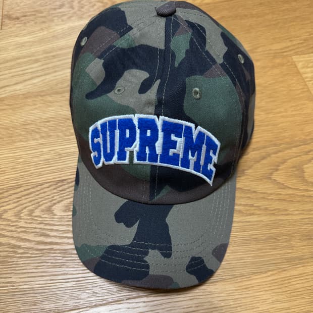 Supreme 슈프림 카모 6패널 볼캡 모자