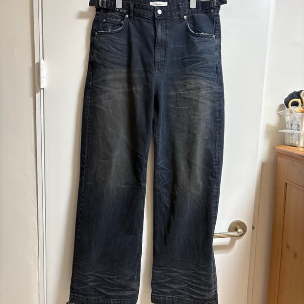 [3] 논노드 젠 더티 오일 워시드 데님 팬츠