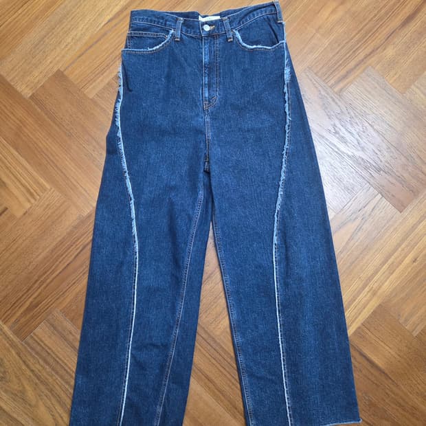 Jieda 와이드 데님 팬츠