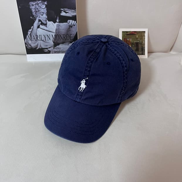 [정품] 폴로 네이비 / 화이트포니 모자