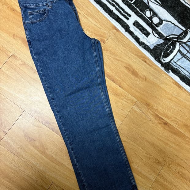 유니클로 JWA 스트레이트진 블루 34