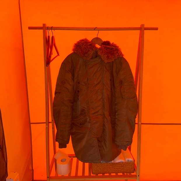 디젤 diesel n3b 패딩 파카