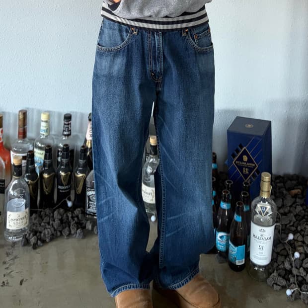 [30인치]리바이스 Levi's 569 루즈 스트레이트 데님 팬츠