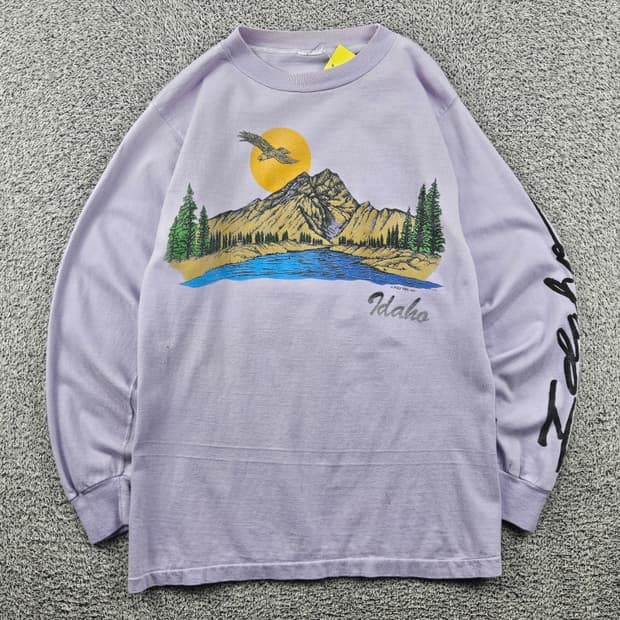 1985 아이다호 빈티지 싱글스티치 롱슬리브 (S추정) / 11952