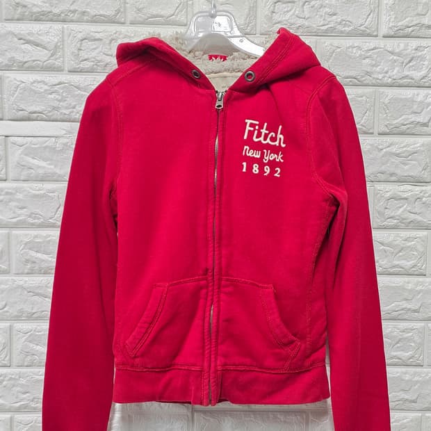 택포) 아베크롬비 후드집업 후리스 S