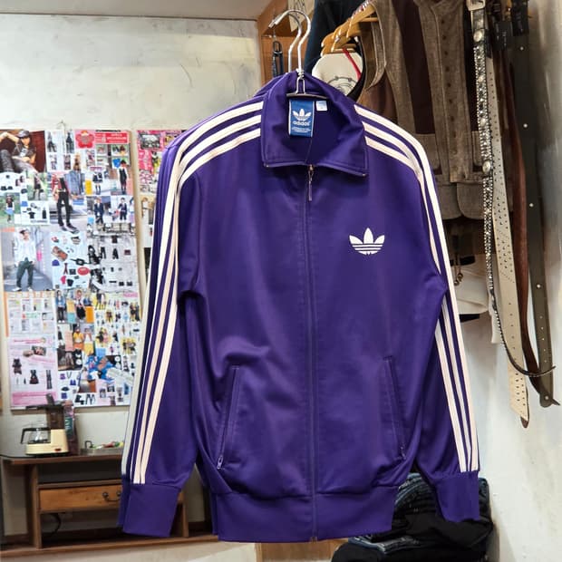 아디다스 파이어버드 퍼플 져지