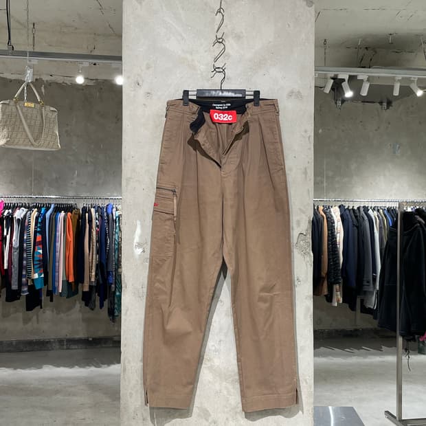 032c x 쉐비뇽 18S/S 베이지 코튼 카고 팬츠