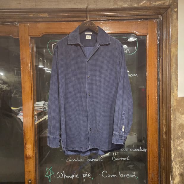 Cp company 오픈칼라넥셔츠
