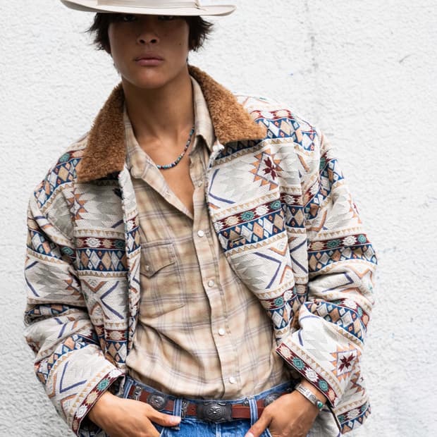 버드노트/웨스턴 플란넬 셔츠/44