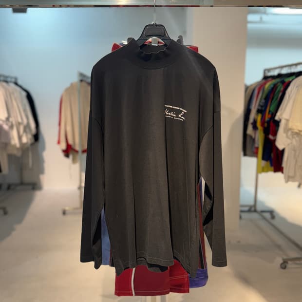 Martine rose 마틴로즈 긴팔넥티셔츠